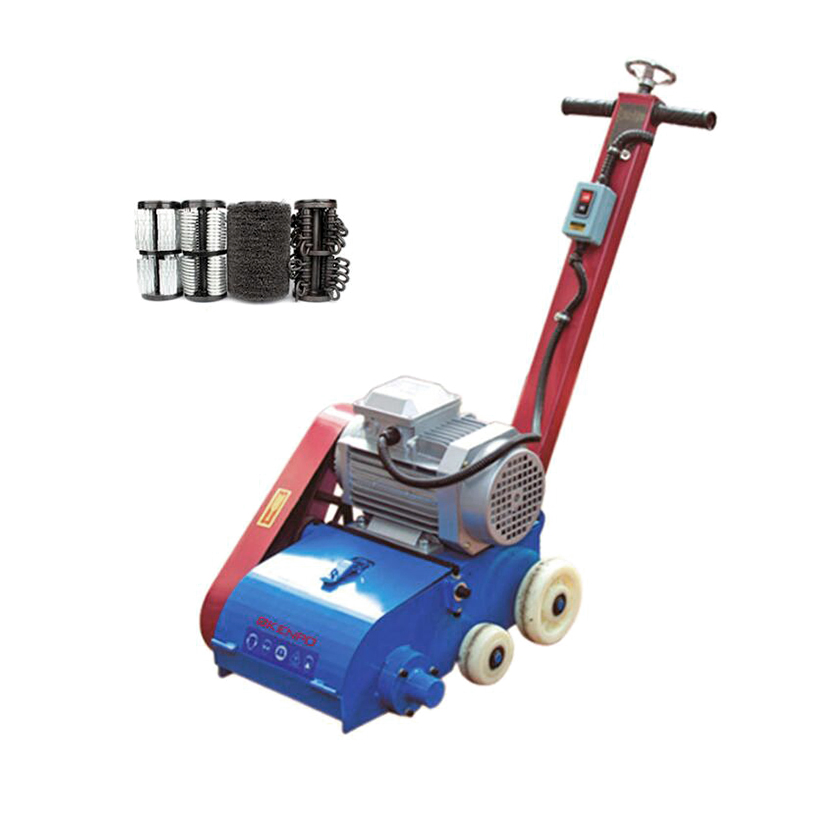 Kp-120 Hand-Push Rust Remover Large Area Derusting Machine Electric Electrical Deck Scaler