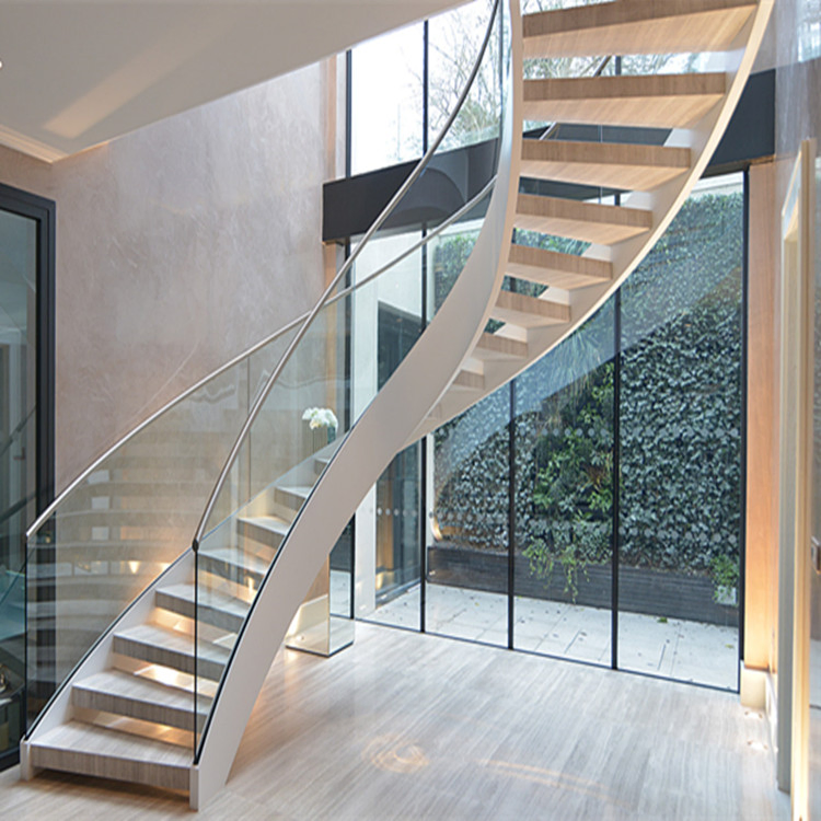 Prima High-Quality Modern Designs Curved Staircase