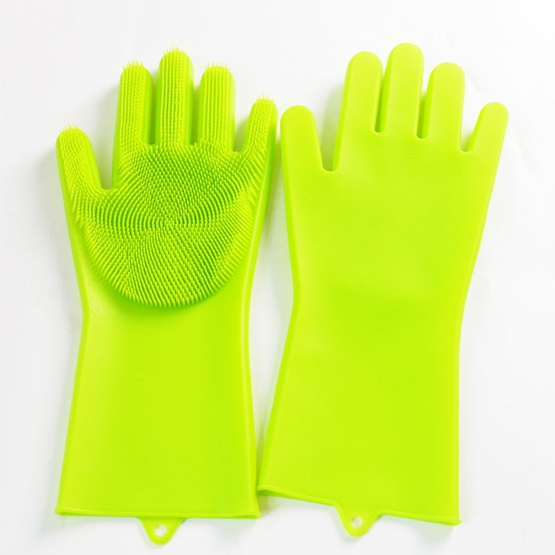 Versatile Reusable Silicone Gloves for Home Cleaning Solutions