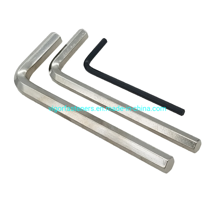 Alloy Steel Cr-V S2 Socket Wrench Zinc Plated Nickel Plated Black Wrench T-Handle Key Hexagon Key Allen Key Hex Key