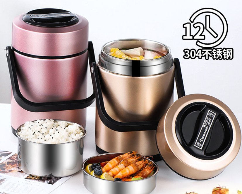 Pot Insulation Stainless Steel Insulation Pot Insulated Food Pot Thermo Lunch Pot Thermal Pot Heat Preservation Pot Hot Pots to Keep Food Warm Wholesale Price