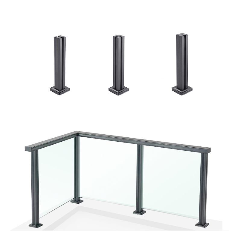 Aluminium Easy Install Balustrade Post/Baluster/Glass Railing/Balustrade Post/Baluster/Balcony