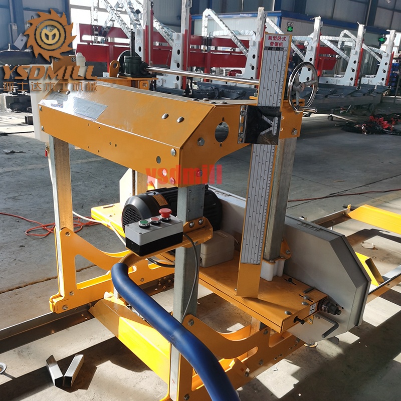 Ленточная пила по дереву портативная дизельная