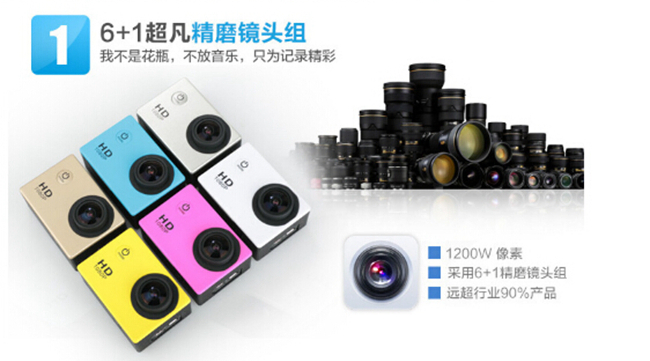 2021 New Arrival Mini WiFi Helmet Sport Action Camera Sport DV Camcorder Action Small Video Camera Go PRO Camera