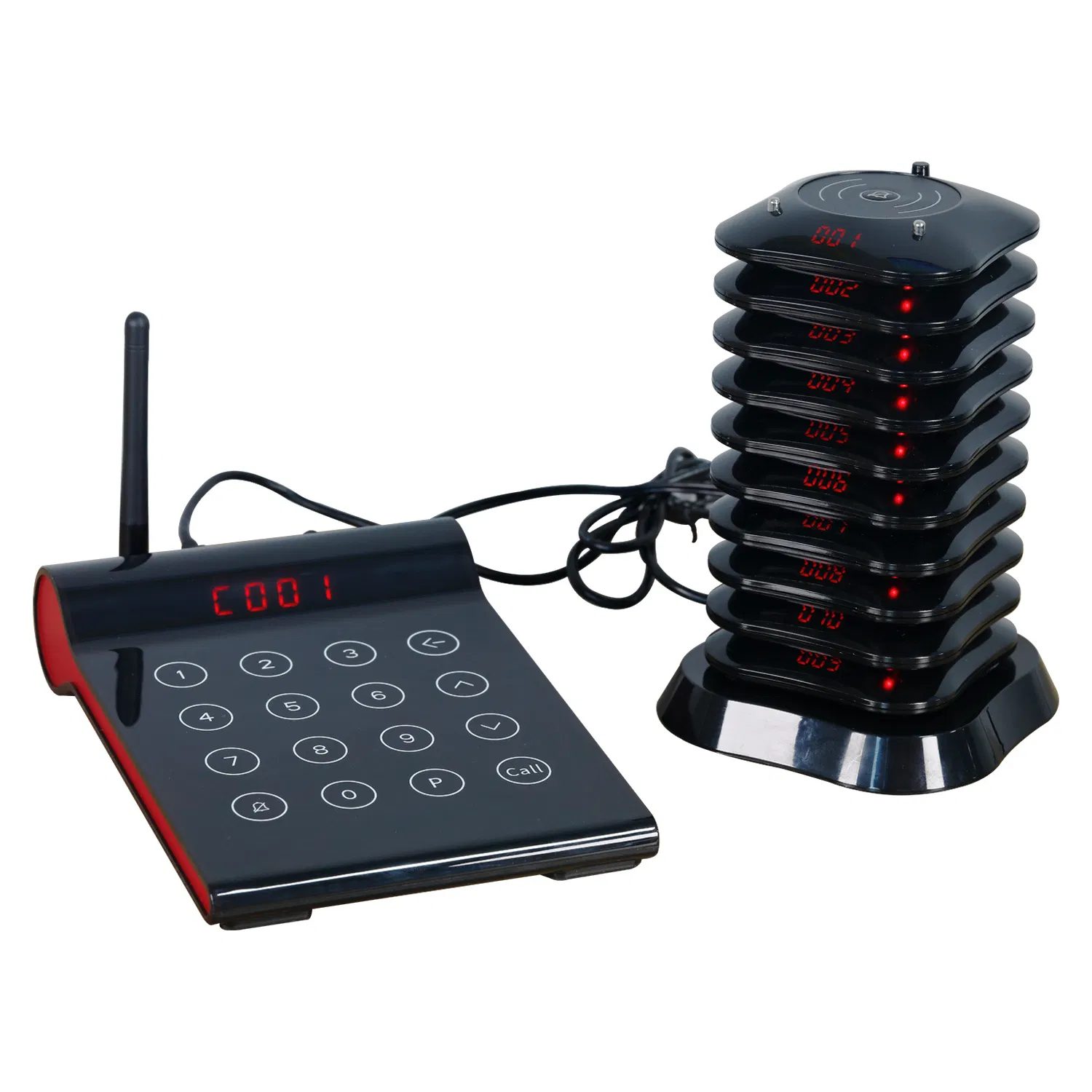 Restaurant Service Wireless Calling Queue Paging System Kl-QC08