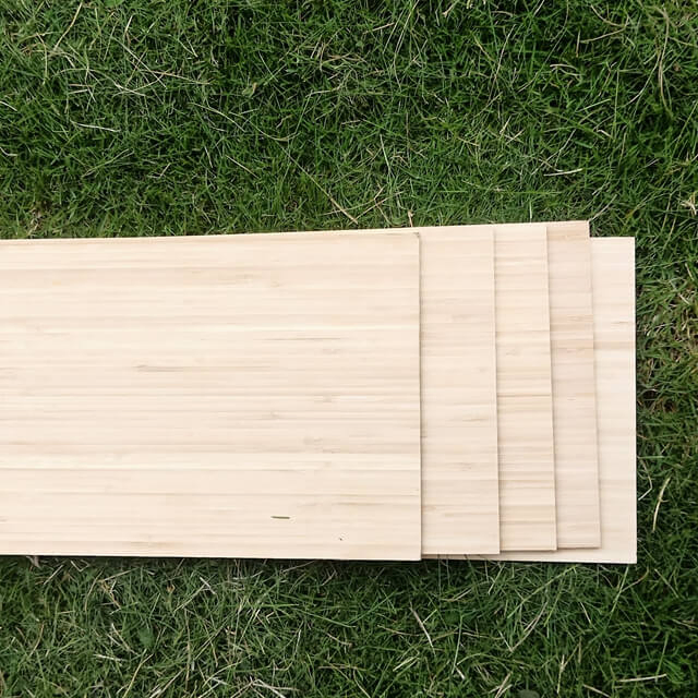 Bamboo Skateboard Veneer, Bamboo Longboard Veneer, Thickness: 1.6mm, 2mm, 3mm, 4mm, 5mm, 6mm, 7mm, 8mm, 9mm in Vertical Single Ply Bamboo, Thin Bamboo Plywood