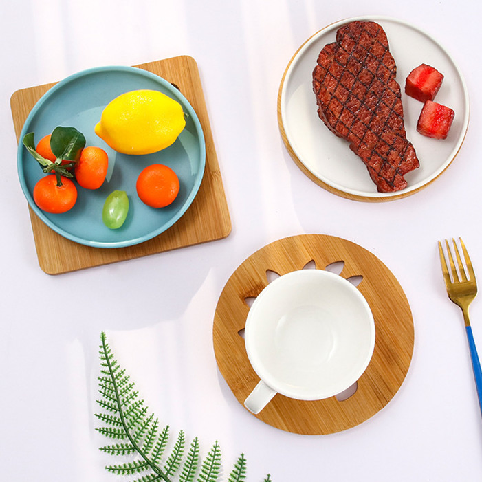 Home Kitchen Bamboo Pot Hot Pad Table Mat