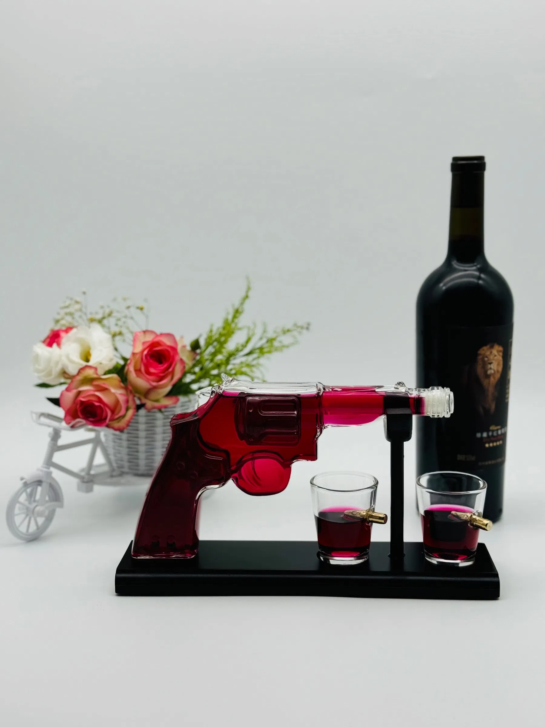 New! Hot Sale Glass Whisky /Wine Decanter --Gun Shape