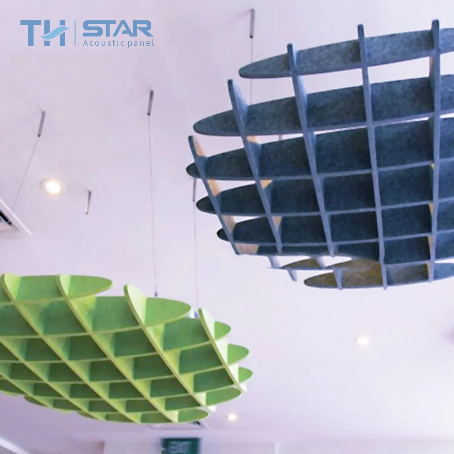 Premium 100% Polyester Acoustic Ceiling Panels for Sound Control