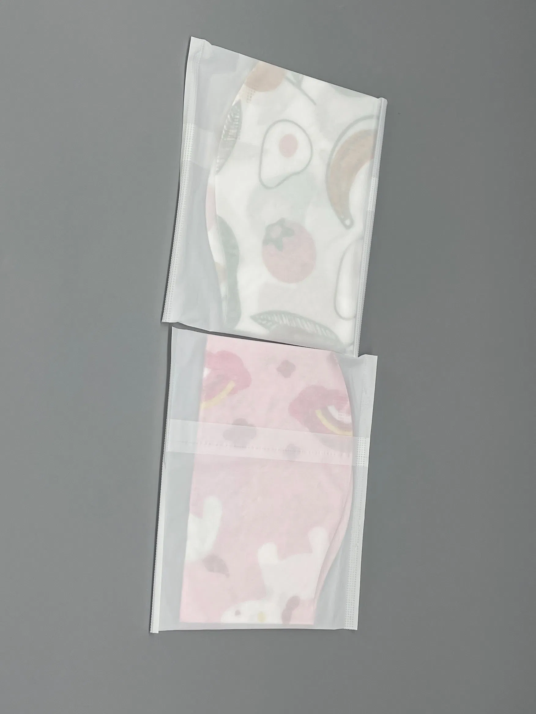 Disposable Hygienic Nonwoven 3 Plys Waterproof Baby Bibs for Eating