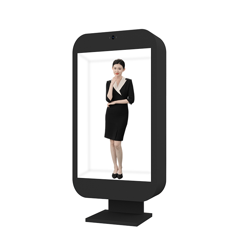 32 Inch Transparent Showcase Ai Holobox Holographic Display 3D LCD Digital Signage