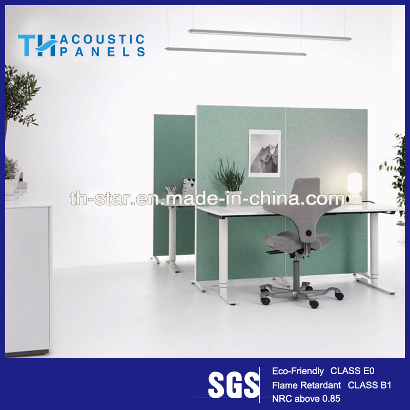 Noise Absorption Polyester Fiber Pet Felt Acoustic Privacy Modesty Panels Soundproof Acoustic Desk Partition Screen