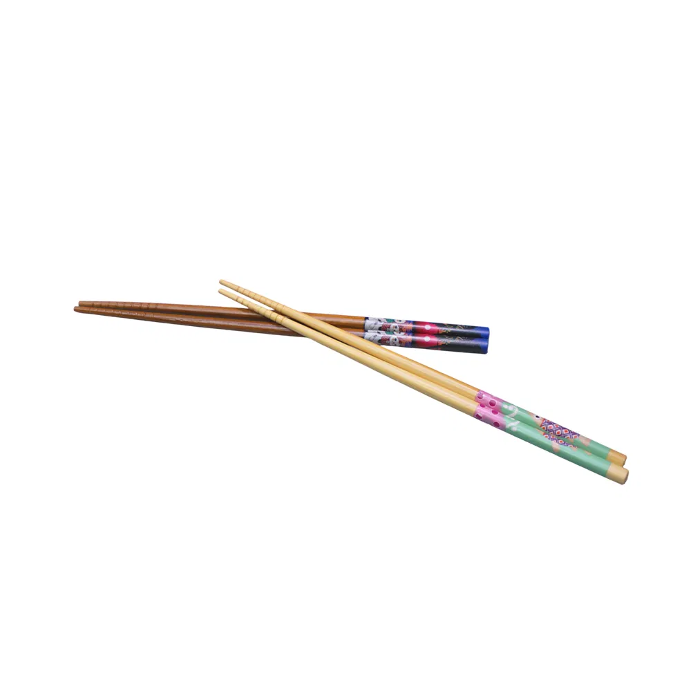 100% Natural Premium Disposable Bamboo Chopsticks Japanese Sushi Double Tip Chopsticks with Modern Design