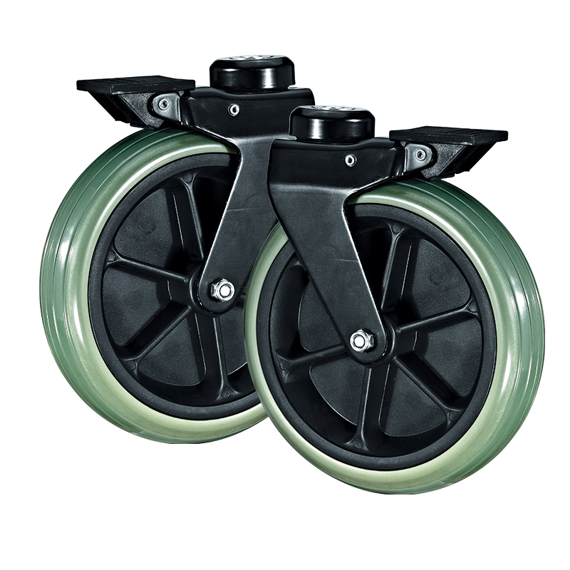8in Emergency Medical Cart Foamed PU Caster