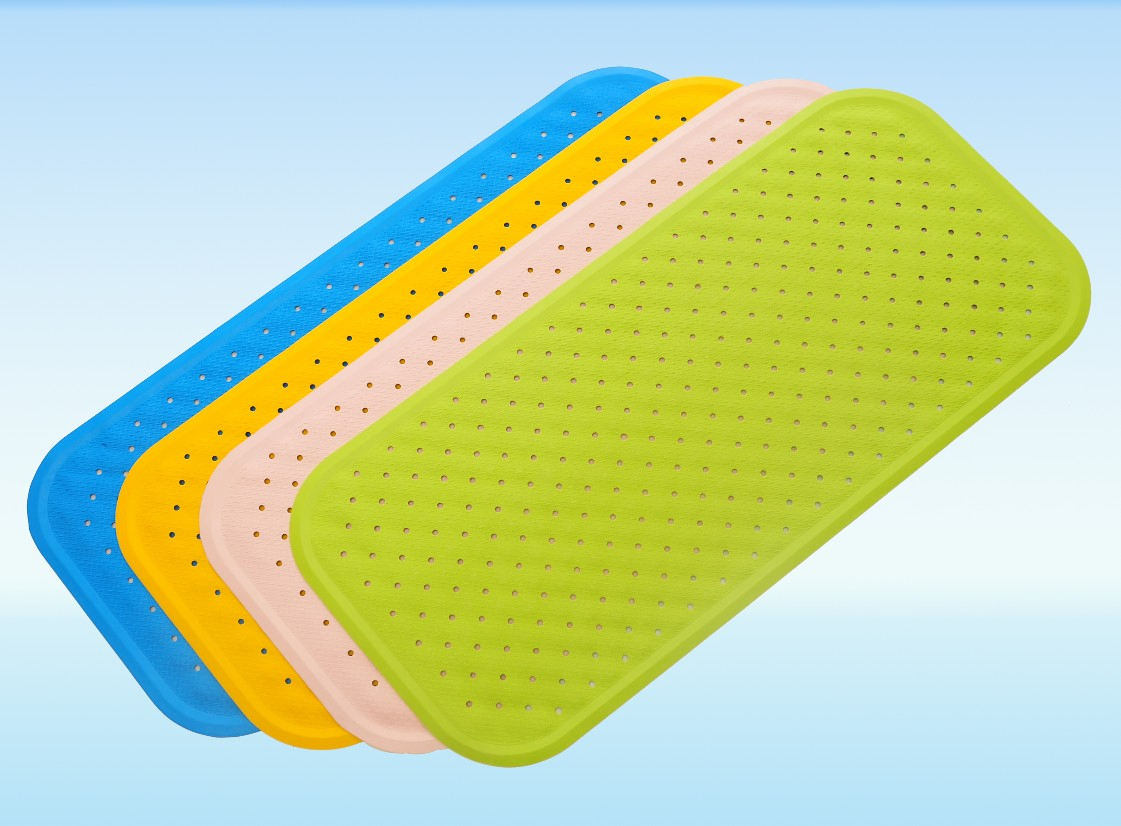 Eco-Friendly Anti Slip Waterproof Natural Rubber Shower Bath Mat for Baby