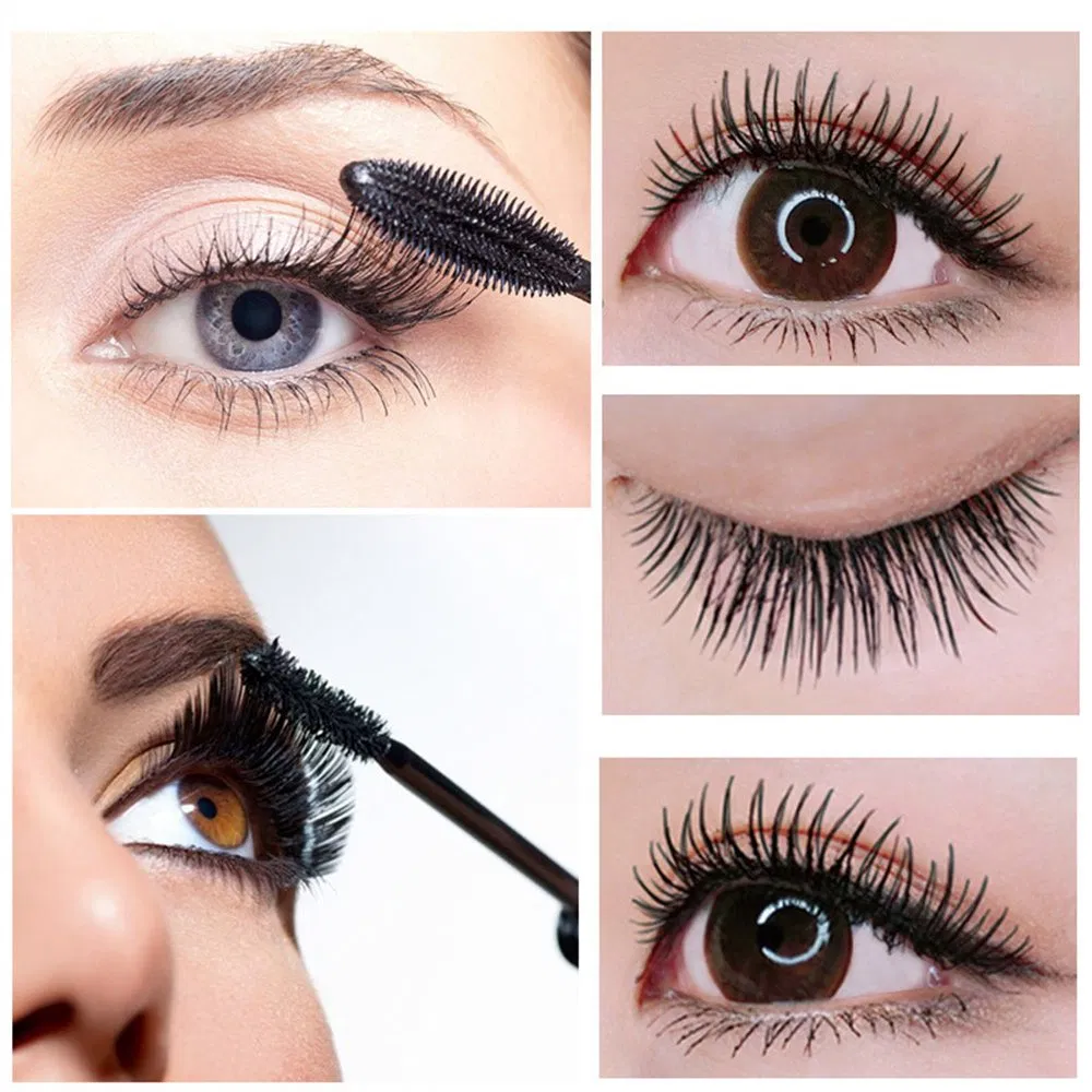 Wholesale Custom Private Labelwaterproof Lomg Lasting Volumizing 4D Silk Fiber Eyelash Extension Mascara