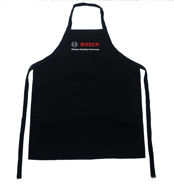 Promotional Embroidered Uniform Bib Apron with Sleeves or Not