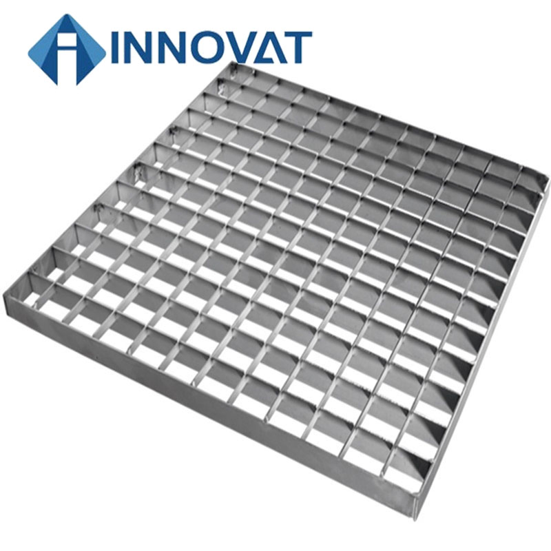 Drain Grating Heavy Duty 50*8mm THK Drainage Steel Grating Shower Drain Grates Trench Drain Cover/30X100mm Galvanized Steel Grating