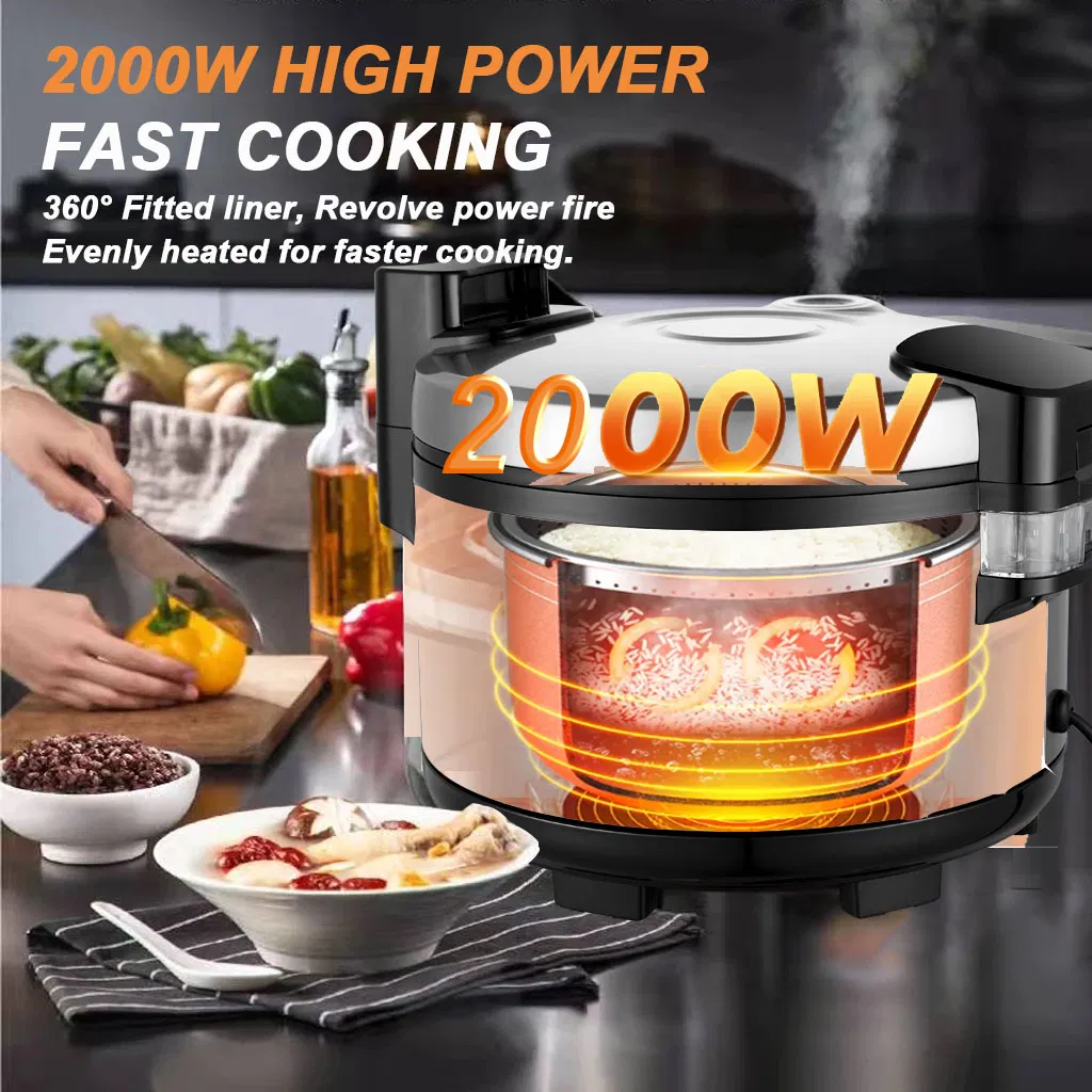 22 Cups 4L Uncooked Rice Professional Rice Cooker Electrical Automatic Cooking 1300W