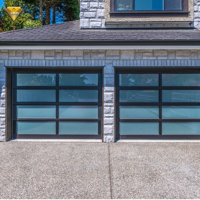 Affordable Heat Insulation Aluminum and Glass Garage Door From China