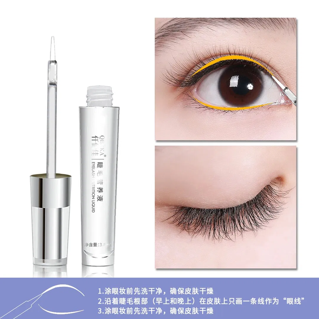Qbeka Eyelash Nutrition Liquid Extension Nutrition Safe for Sensitive Eyes Non-Greasy Fast-Absorbing