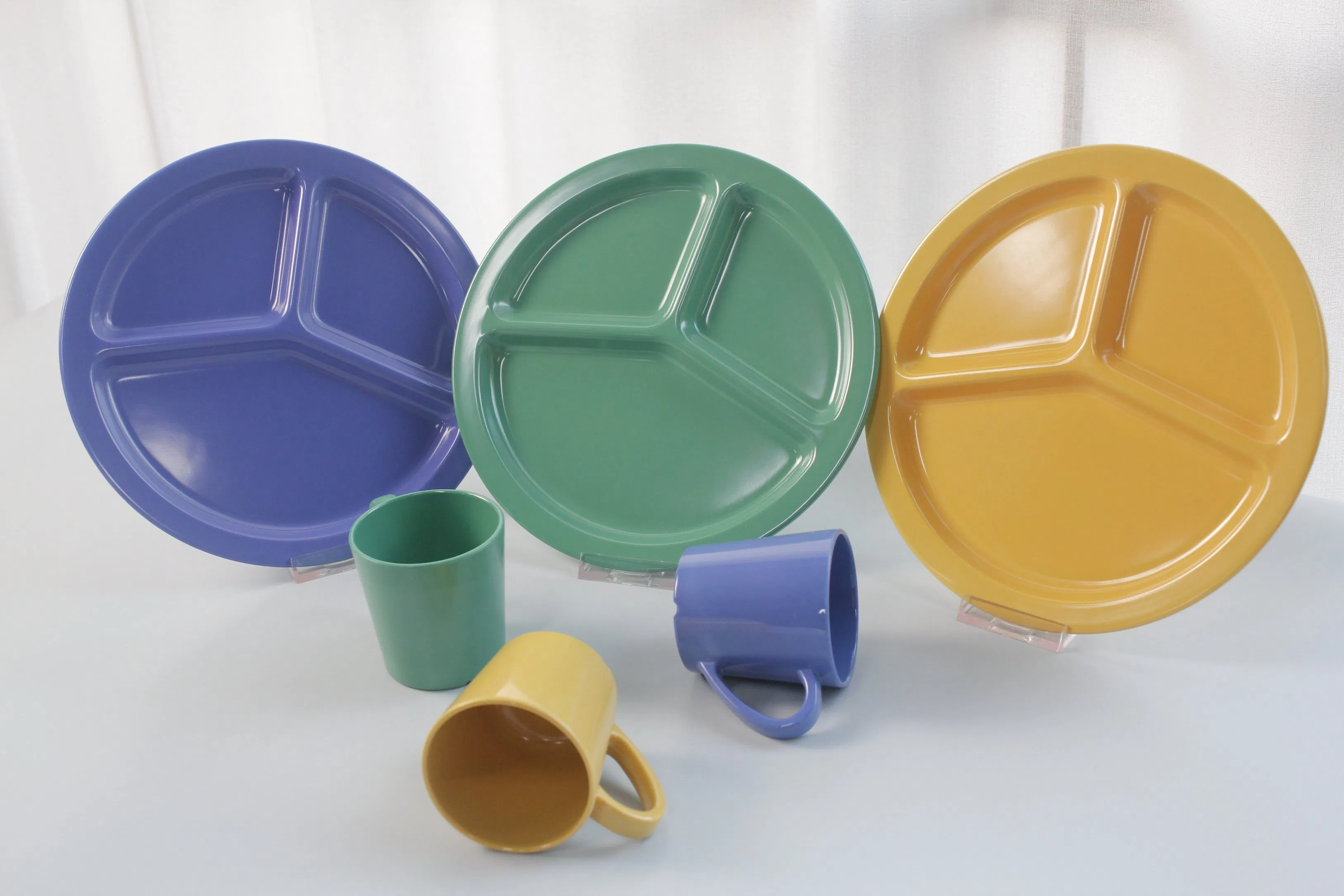 Cheap Wholesale High Quality Melamine Dinner Plate Divided Plate