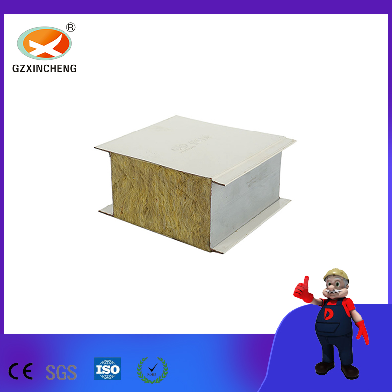 HDP Coating Rock Wool Sandwich Panel