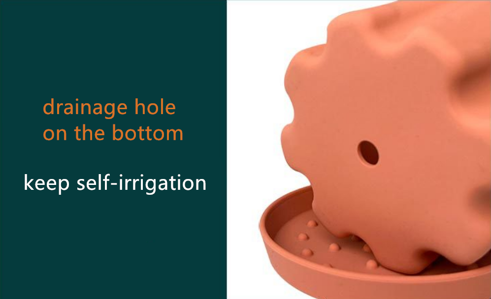 Горшок для растений силиконовый круглый 10 см