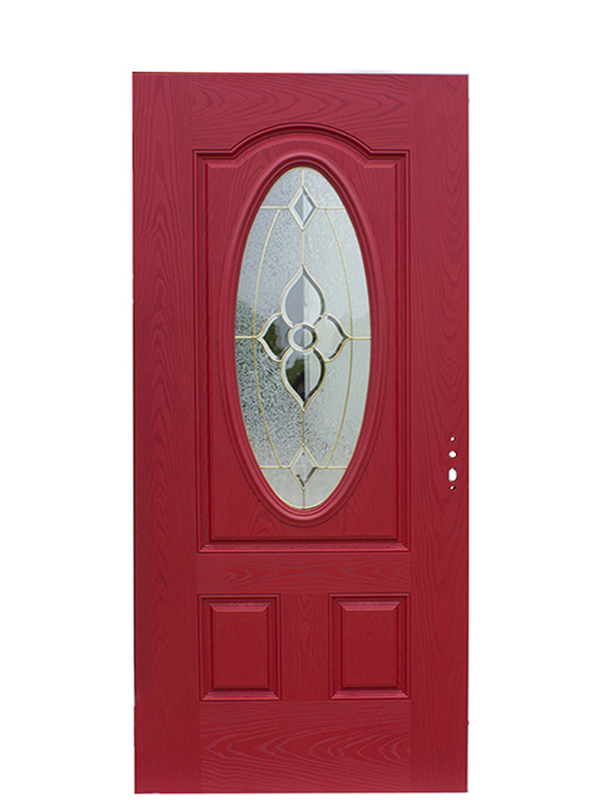 Factory Popular Design Fiberglass Exterior Door Entry Front Doors