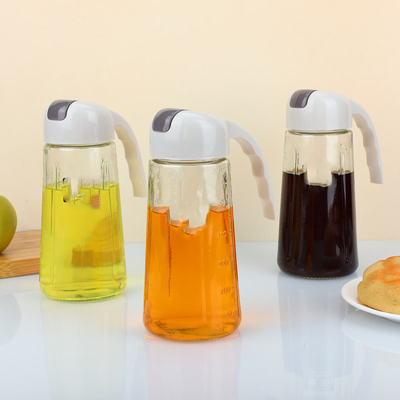 Best Selling Automatic Opening and Closing No Hanging Oil Leak-Proof Oil Bottle