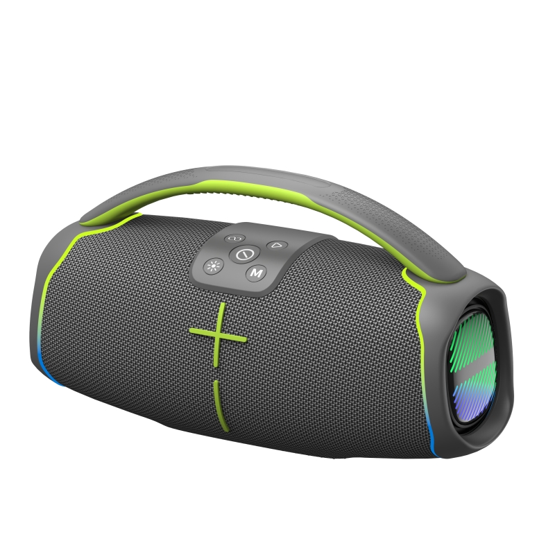 50W RMS Portable Wireless Outdoor Audio Boombox Riding Subwoofer Bluetooth Party Speaker