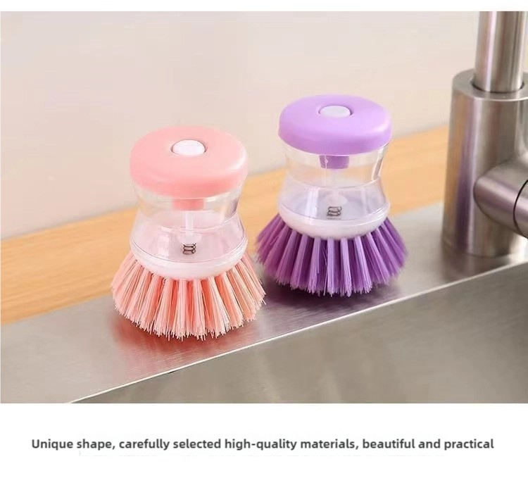 Многофункциональная щетка для мытья посуды с дозатором