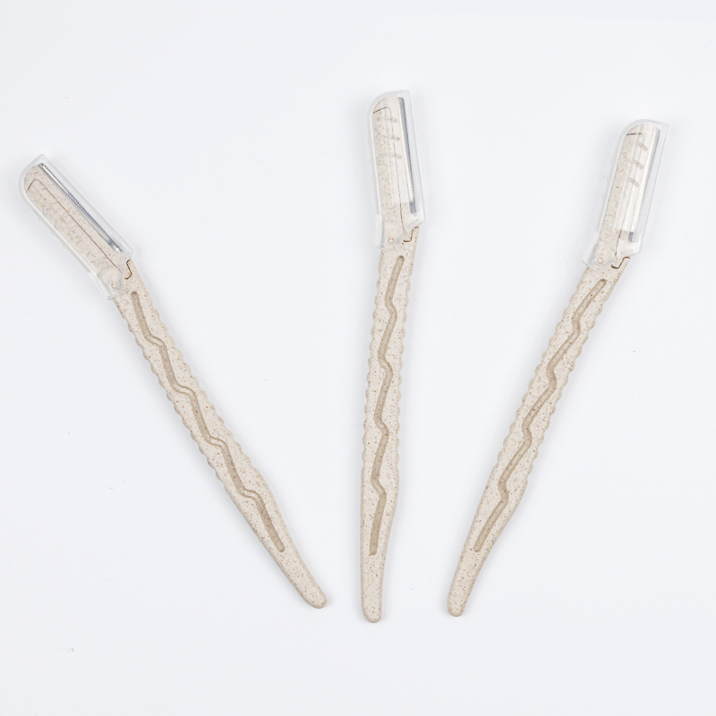 2025 Eco Eyebrow Trimmer - Natural Wheat Straw Design