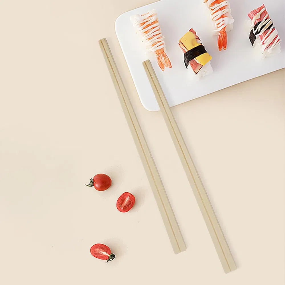 China Chopsticks Wholesale Natural Hotel Household Reusable Bamboo Chopsticks with Custom Logo