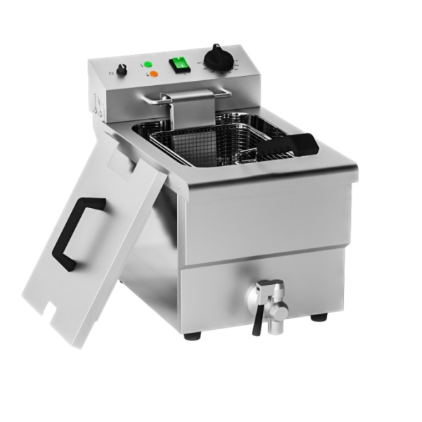 Win Tend Single Tank Electric Chicken Deep Fryer with Facucet