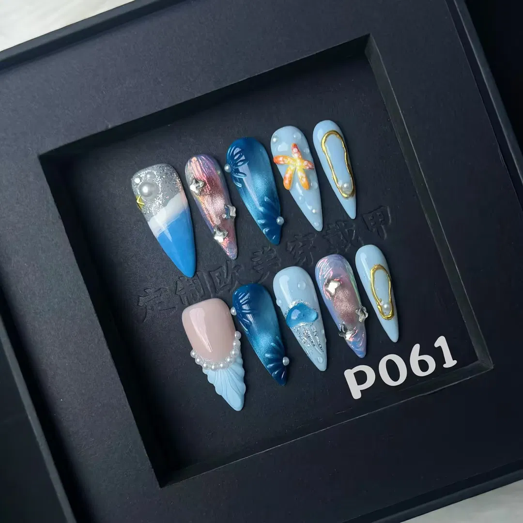 French Style False Nails Certified Handmade False Nails for Fingers