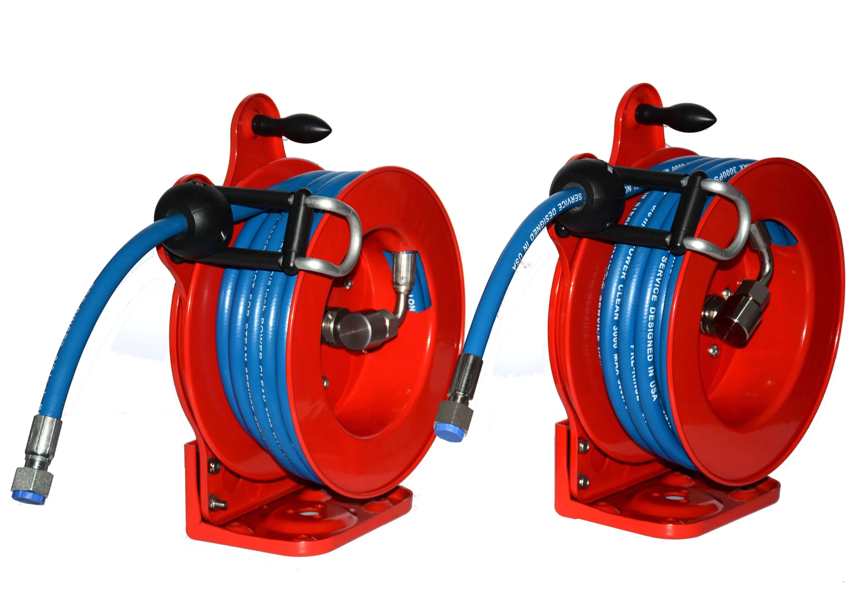 Hand Crank PU Mesh Material Auto Water Hose Reel