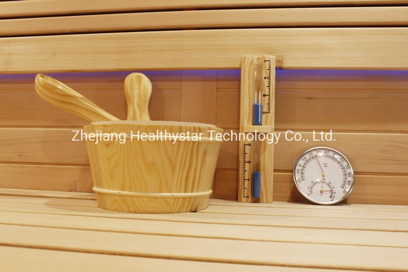 2022 New Design Solid Wood Sauna Rooms Person Dry Steam Infrared Sauna