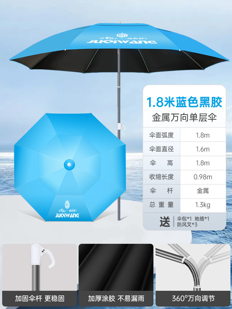 Легкий походный зонт для рыбалки с защитой от УФ