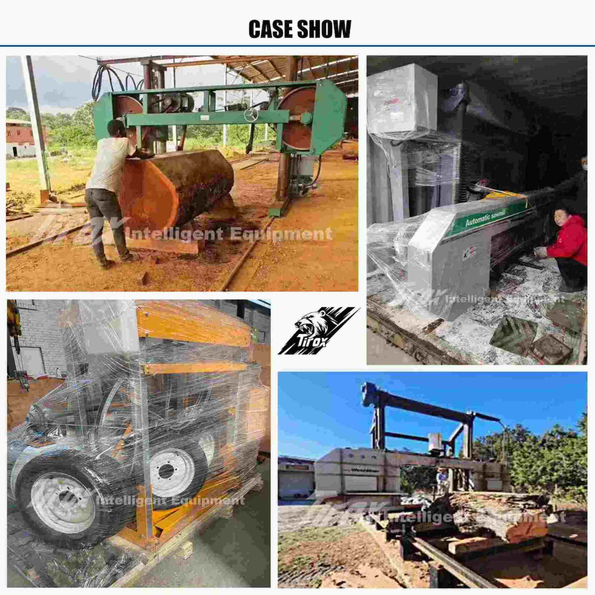 Ленточная пилорама горизонтальная автоматическая