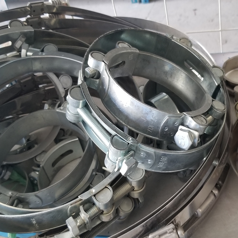 Stainless Steel 304 1-Ear Stepless Clips Clamps