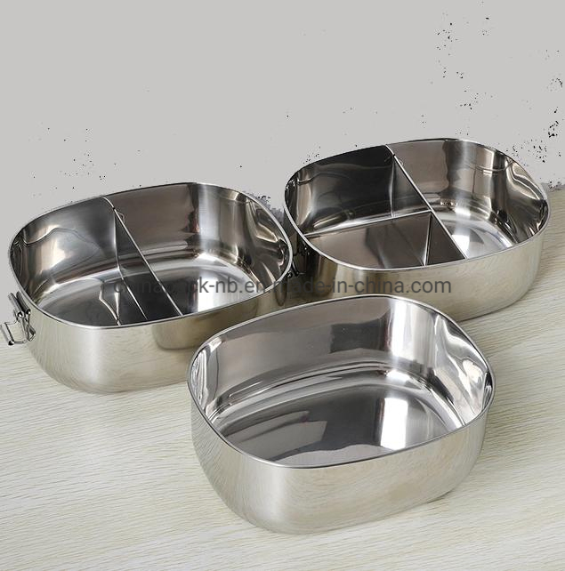 Singer Layer Oval Lunch Box; Eco Friendly Food Storage Container
