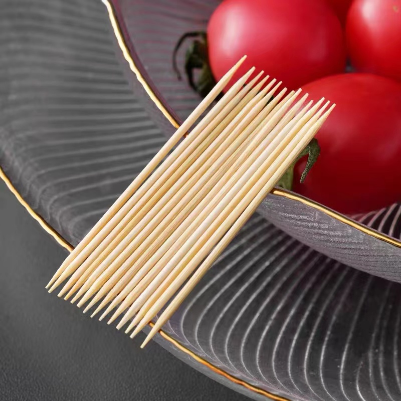 Food Grade Factory Direct Eco-Friendly Biodegradable 100% Natural Bamboo Toothpick