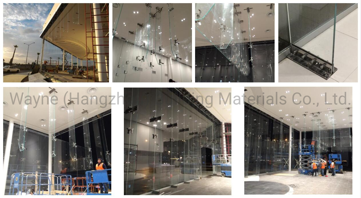 Double Triple Glazed Cladding Exterior Facade Unitized Stick Frame Spider System Price Design Aluminium Glass Curtain Wall