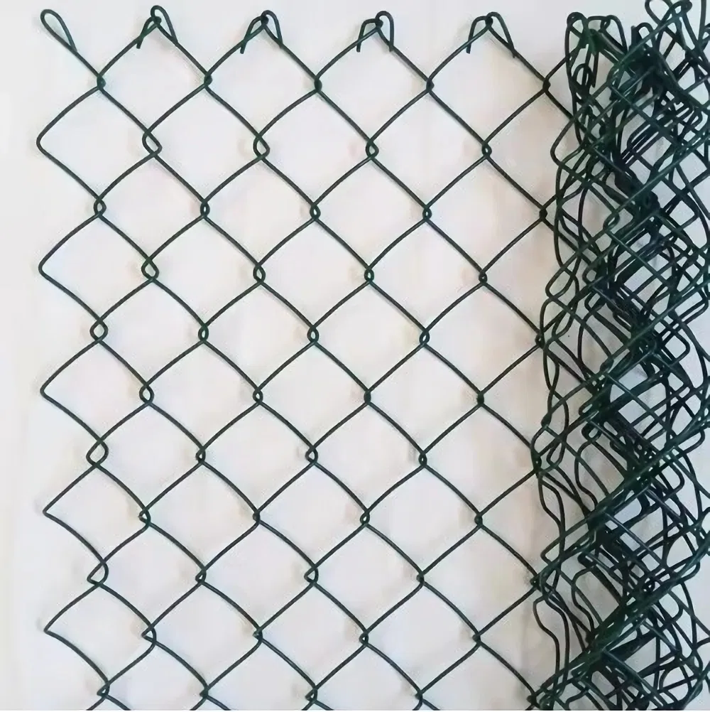 Hot Sale PVC Coated Black Chain Link Fence – Durable & Weatherproof for Outdoor Basketball Courts & Sports Fields