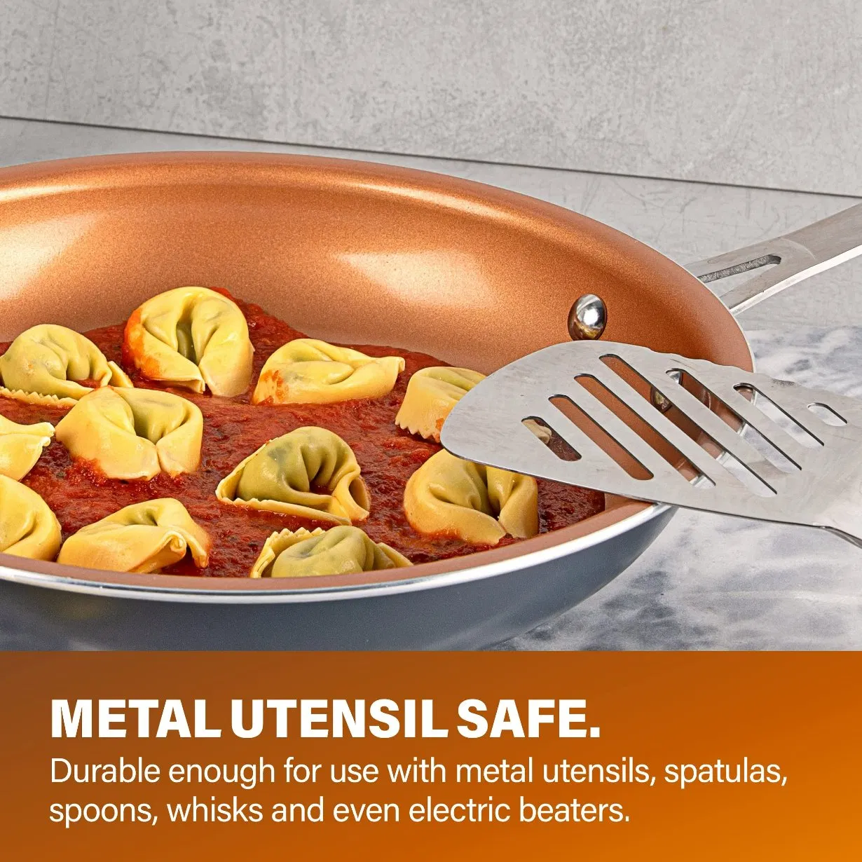 Керамическая сковорода с антипригарным покрытием, 12.5 дюймов