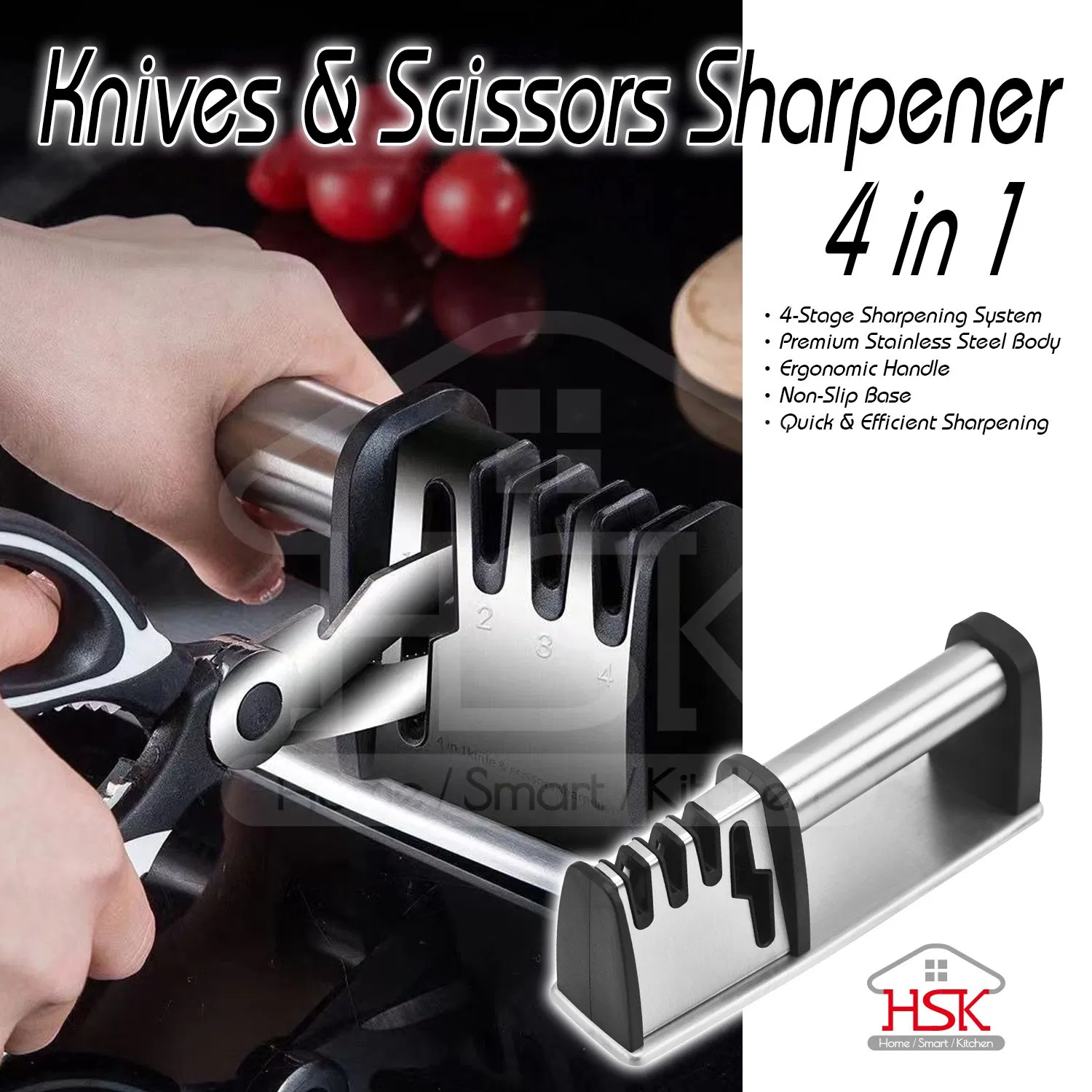 4 Stage Knife Sharpener