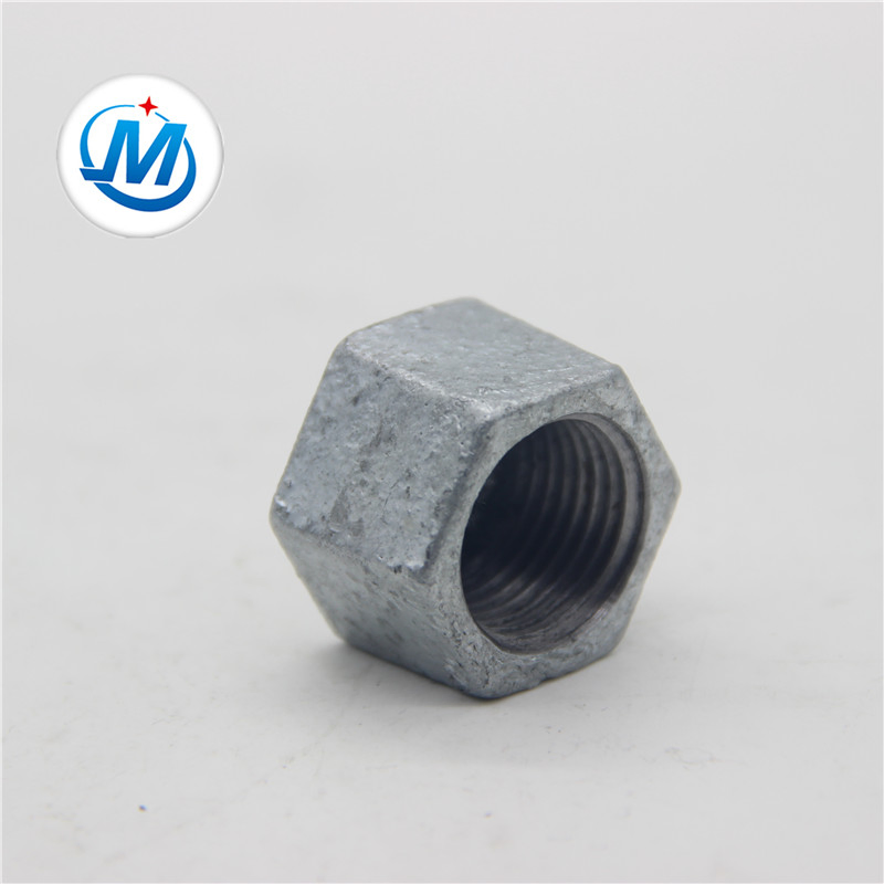 Mi DIN 2 Inch Female Thread Gas Connection End Hexagon Cast Iron Cap