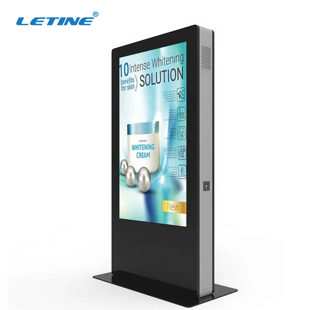 Outdoor Large Screen Floor Standing Digital Signage Totem for Billboard
