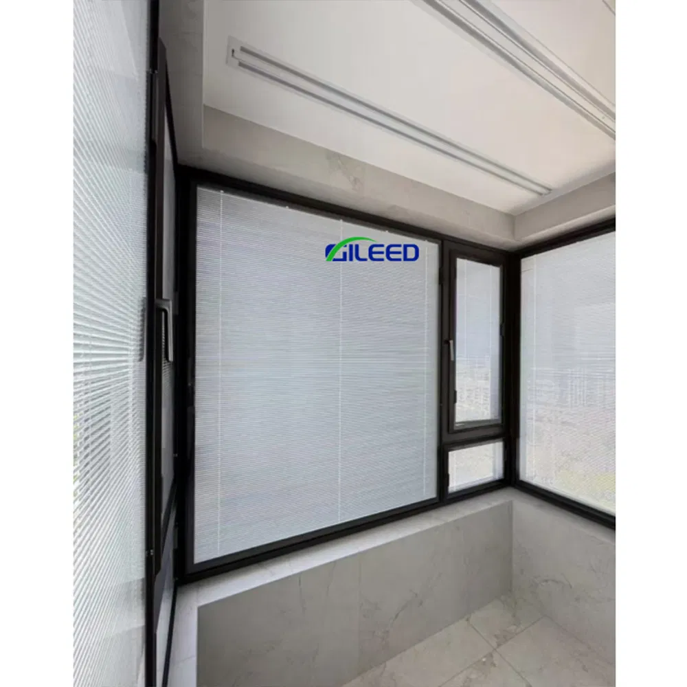 Professional Customization Commercial Building Decorative Exterior Aluminium Louver Window Magnetic Shutter Blinds